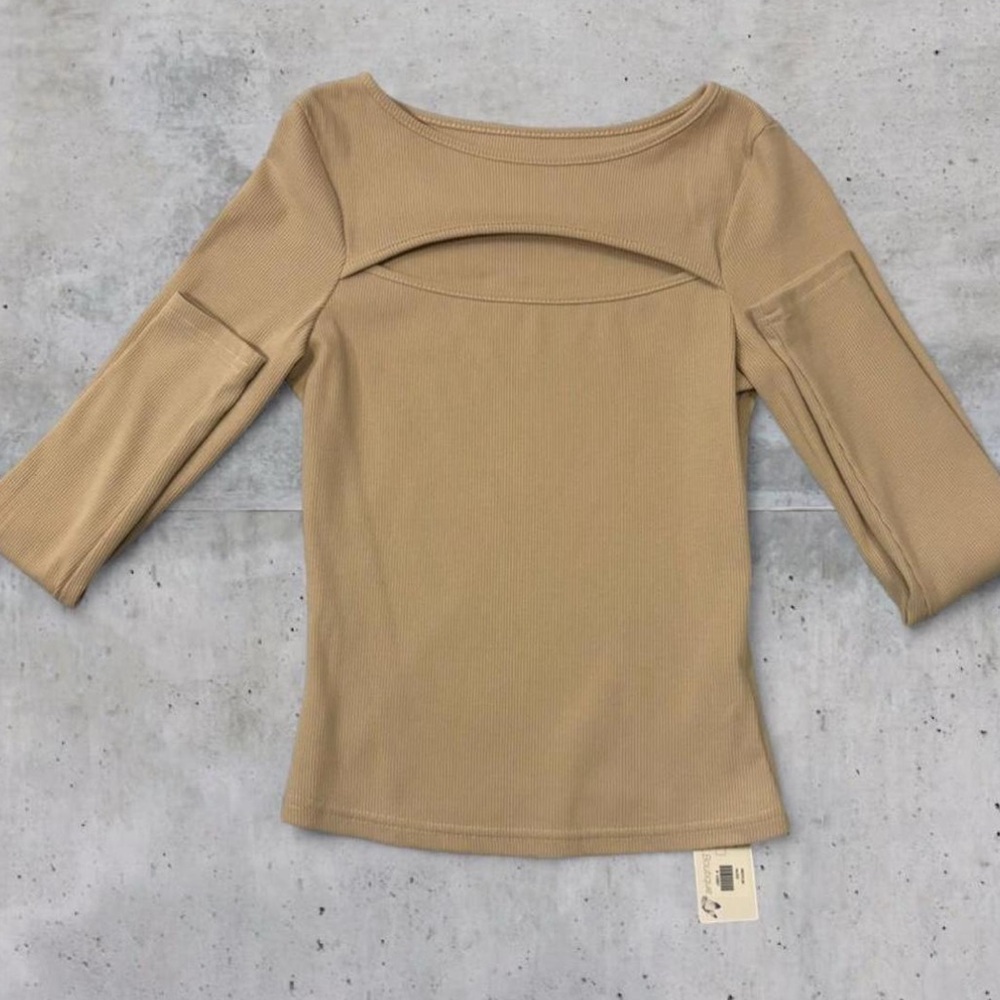 Elegant Tan Women's Top